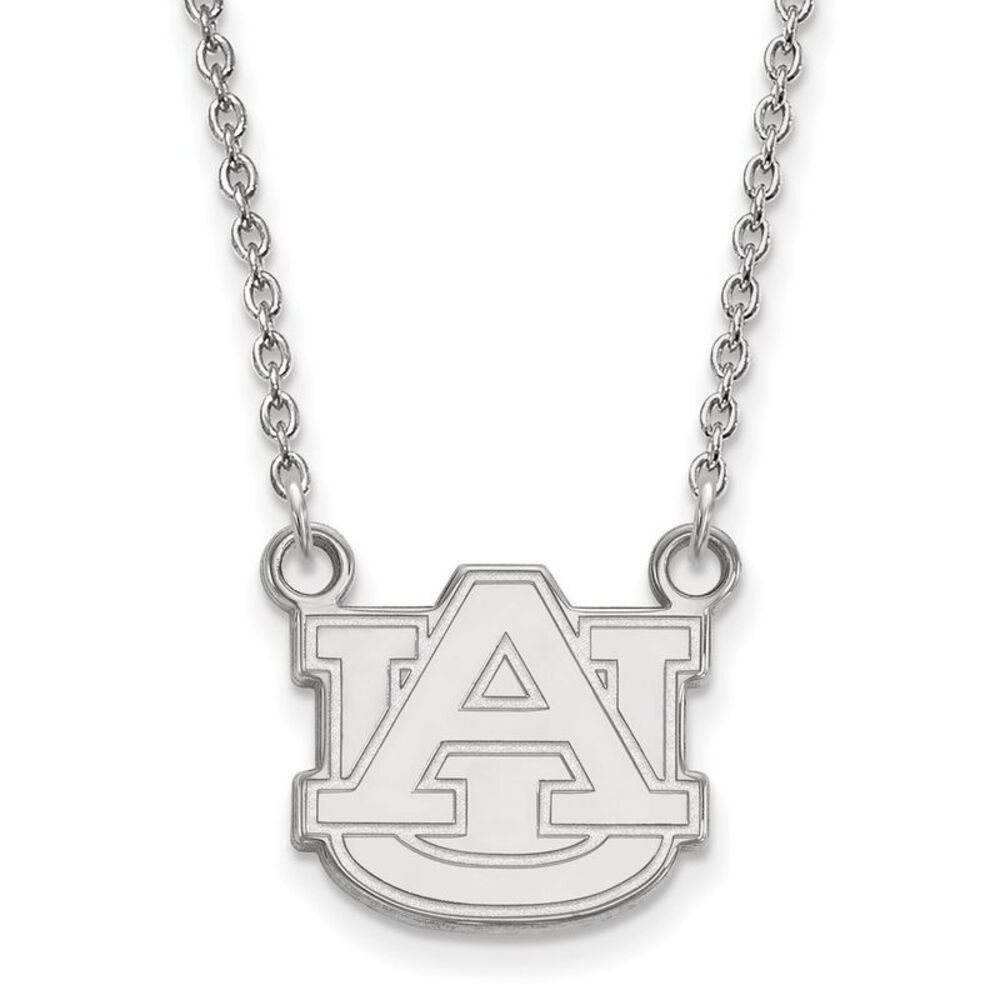 Sterling Silver Auburn U Small 'AU' Necklace